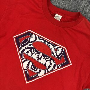 Vintage Alstyle NCAA Arizona Wildcats Superman Crest Logo Shirt Bear Down Large